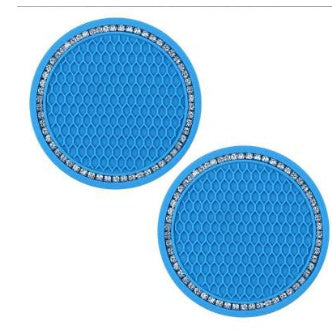 Rhinestone Water Coaster Diamond Car Anti-skid Pad Creative