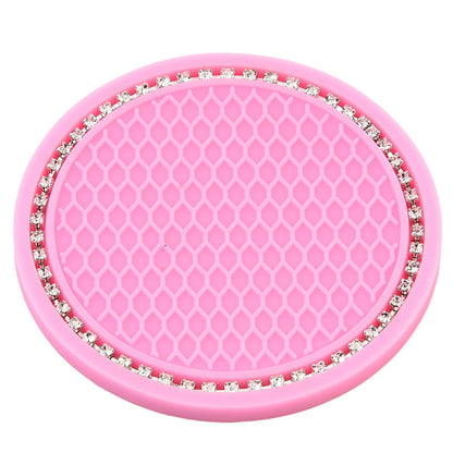 Rhinestone Water Coaster Diamond Car Anti-skid Pad Creative