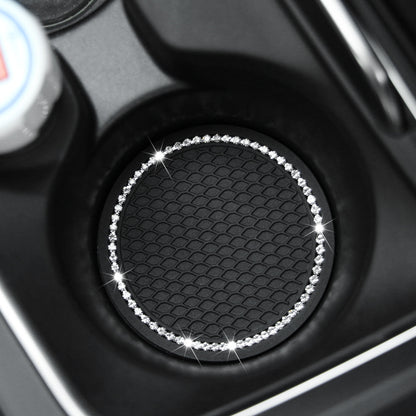 Rhinestone Water Coaster Diamond Car Anti-skid Pad Creative
